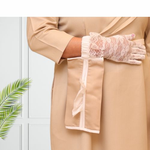 Tissue Bag Biege & White كيس مناديل