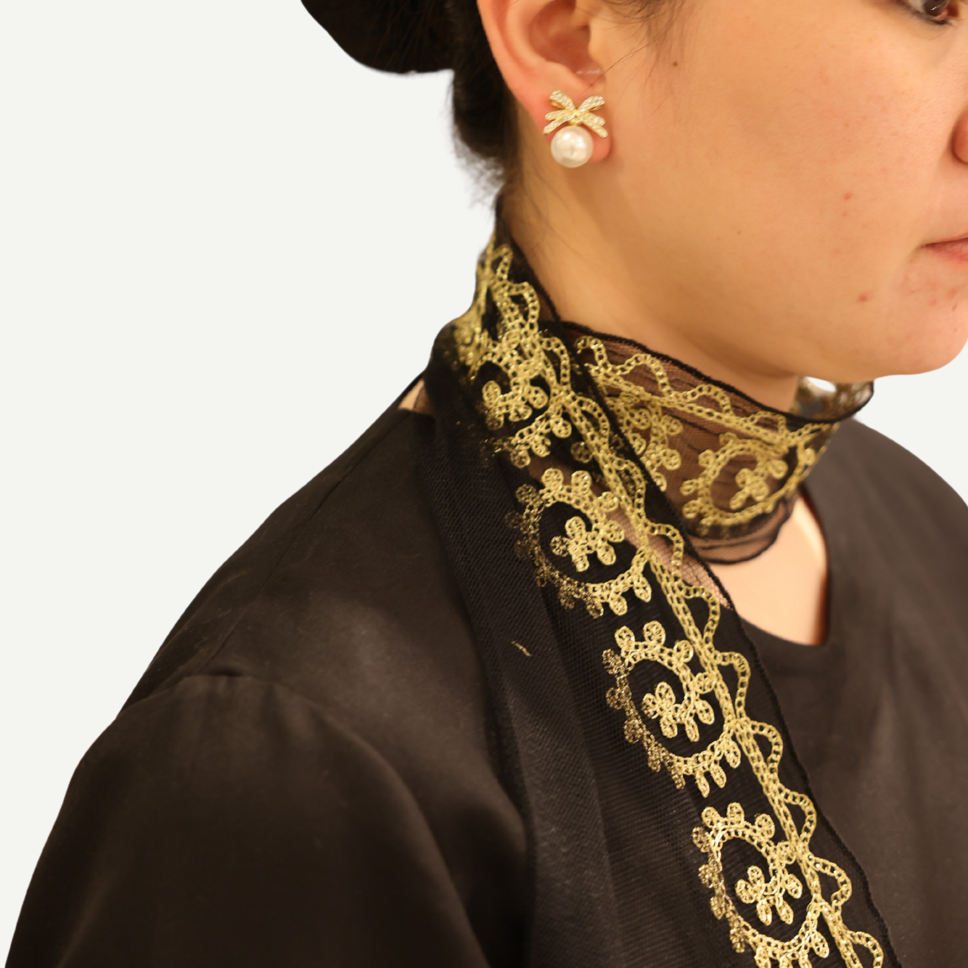 Ramadan Gold Scarf وشاح رمضان ذهبي
