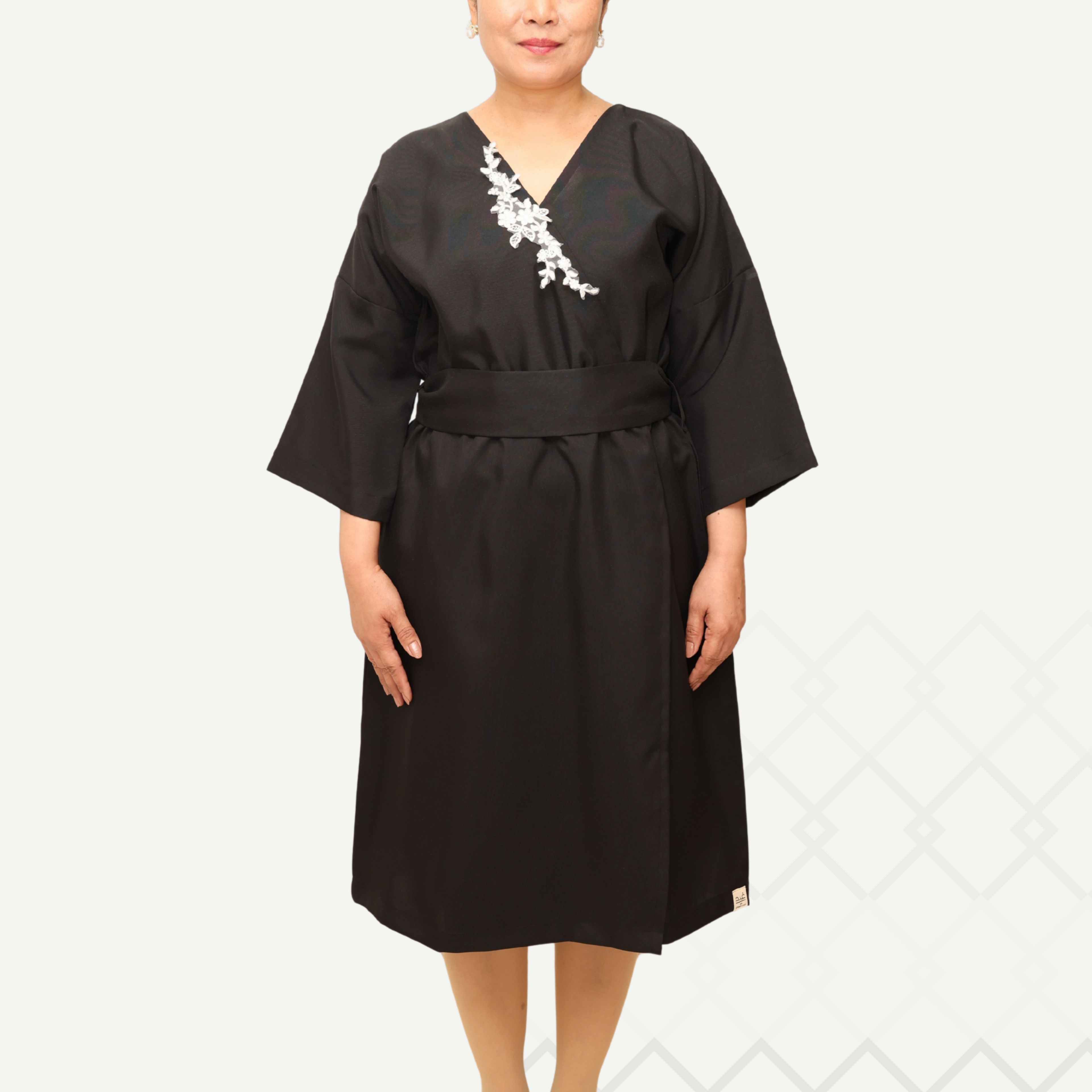 Azza Black Dress فستان عزة