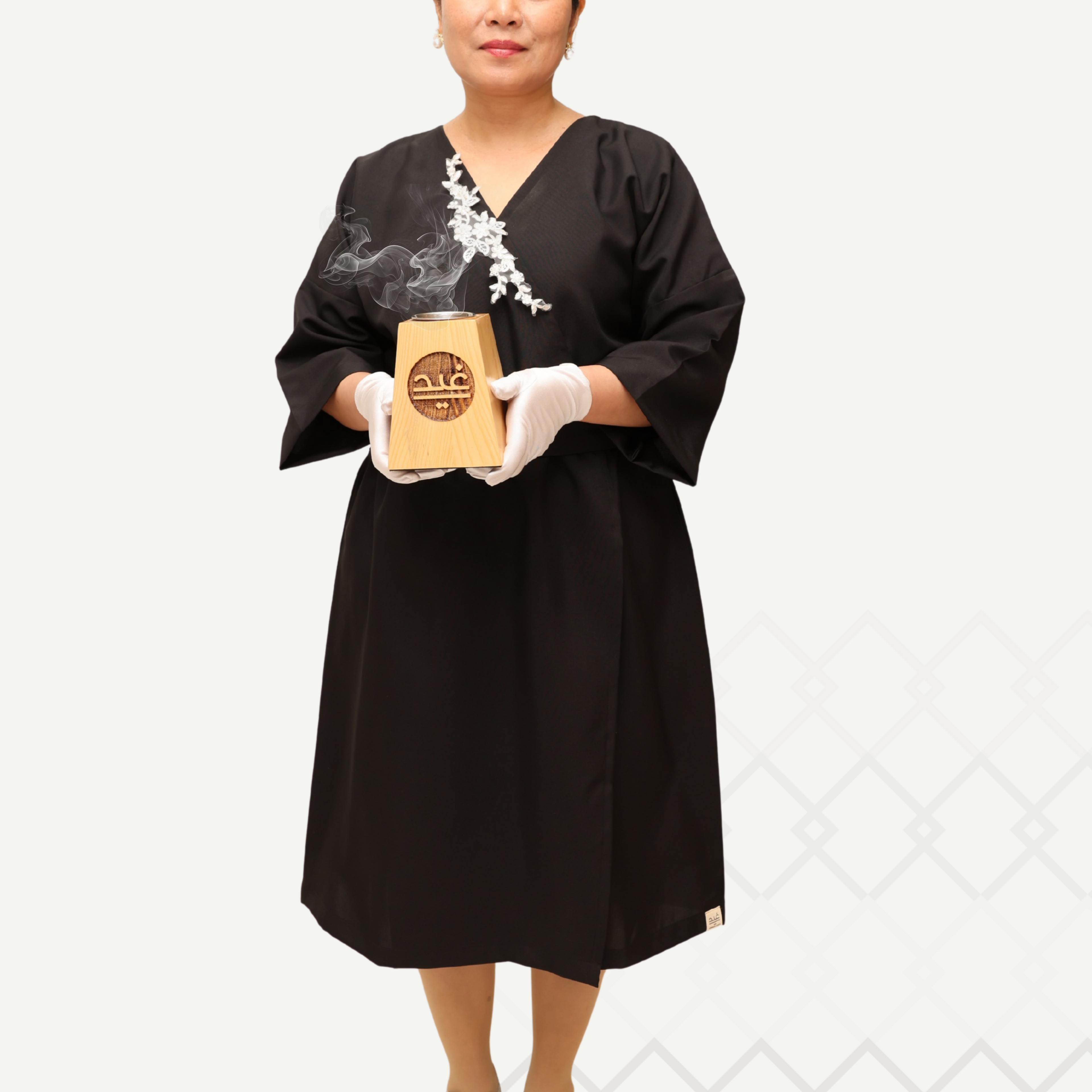 Azza Black Dress فستان عزة