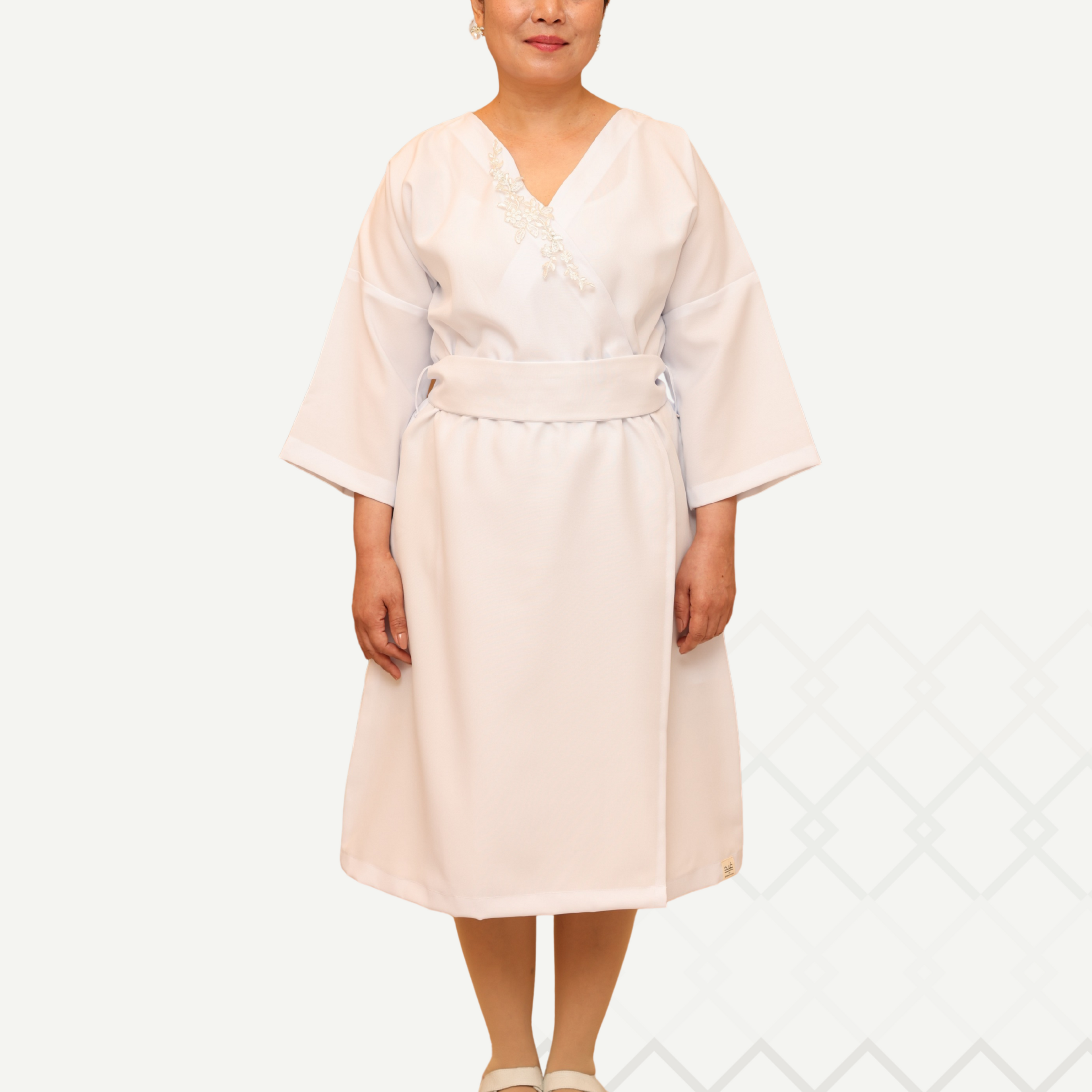 Azza White Dress فستان عزة