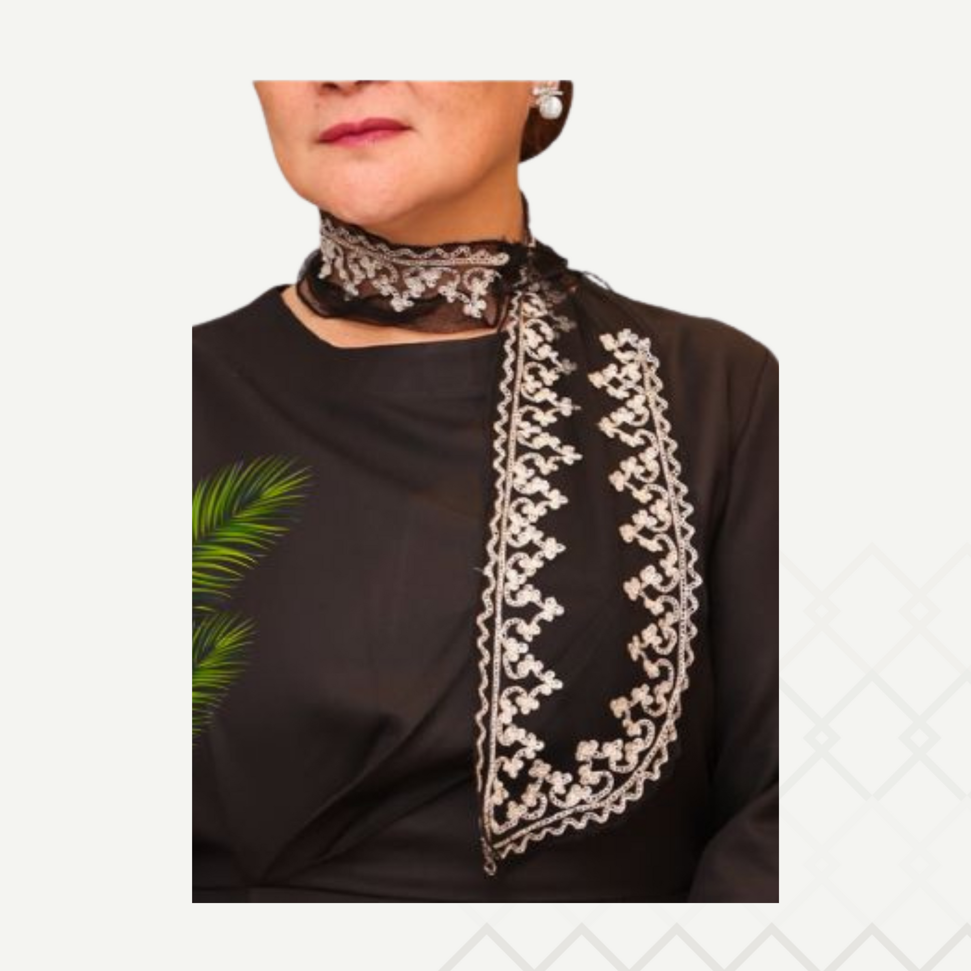 Hala Silver Scarf