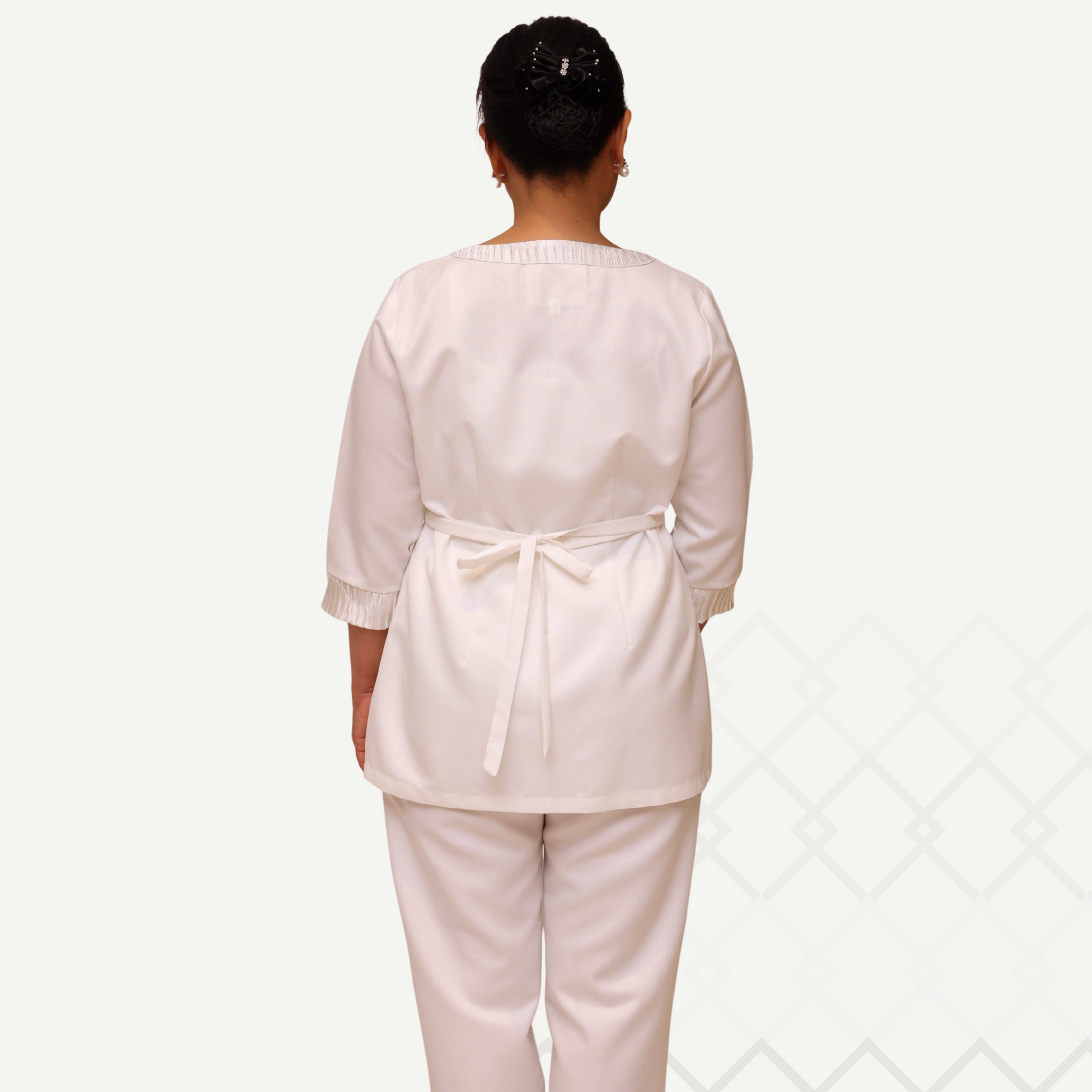 Qamra Off White Set طقم قمرة