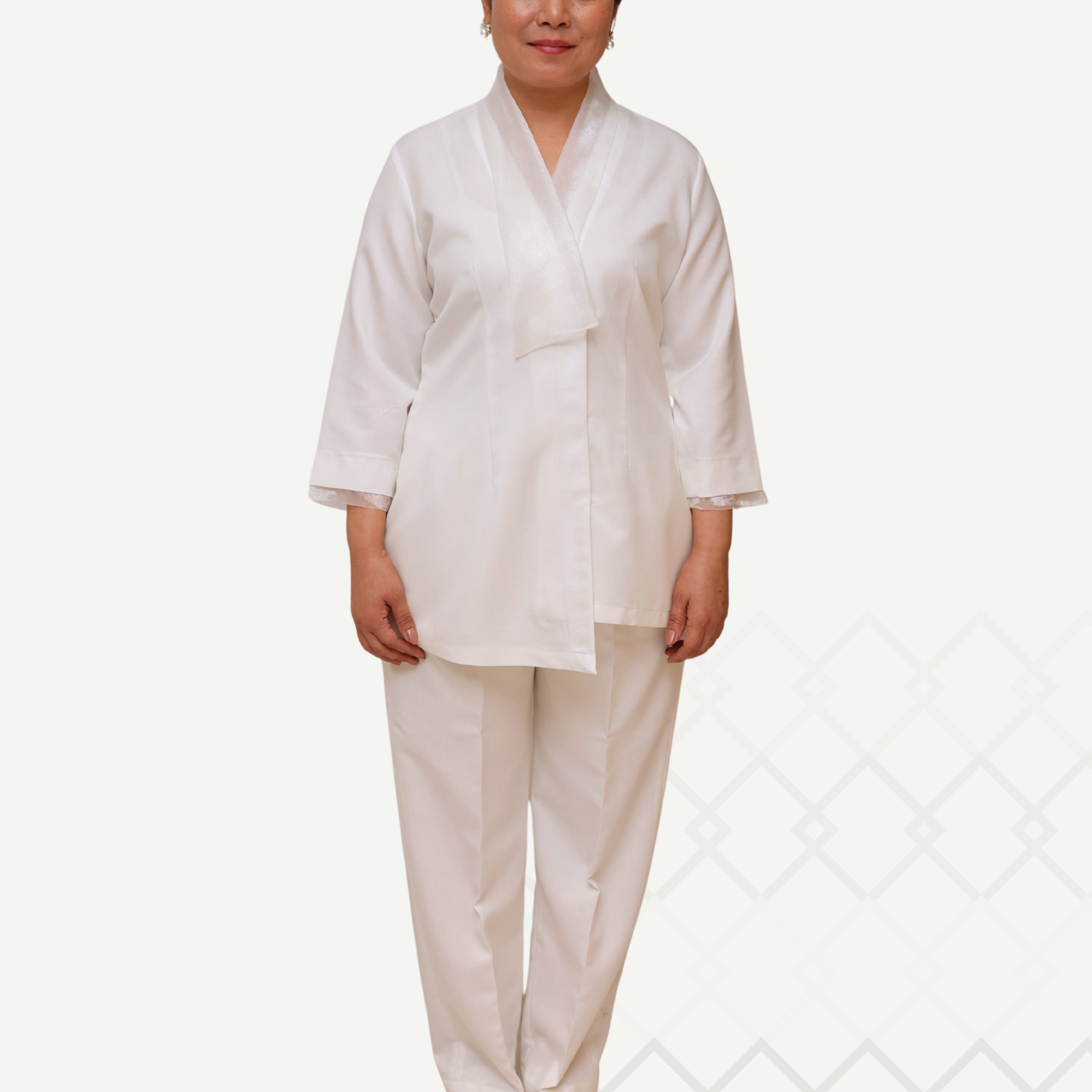 Shoug Off White Set طقم شوق