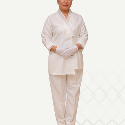 Ready Shoug Off White Set  طقم شوق جاهز