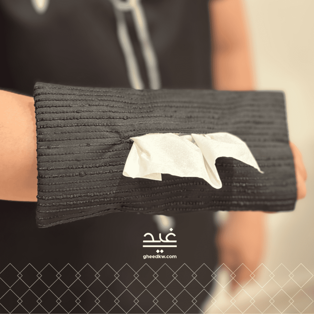 Tissue Bag Black Rectangle