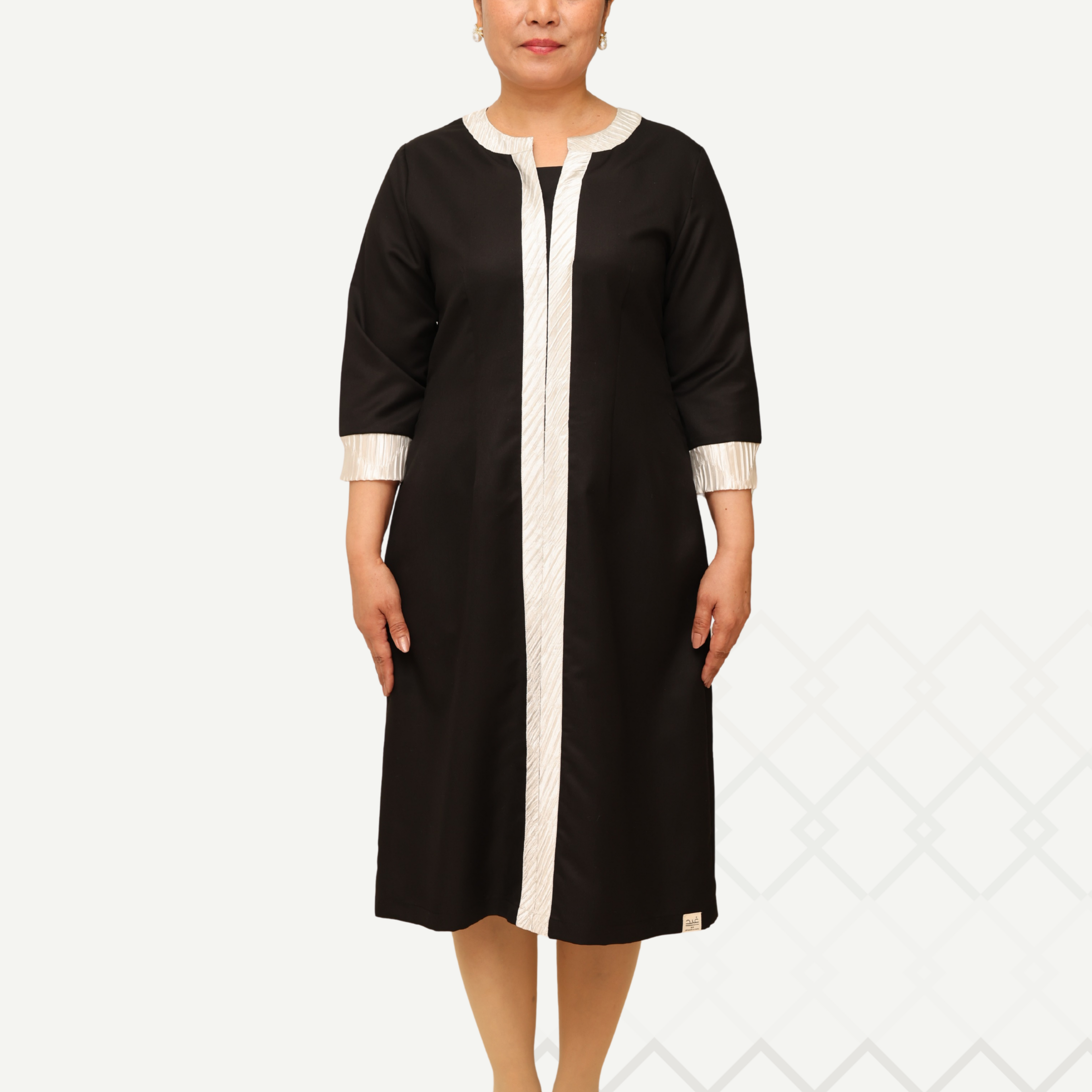 Qamra Black Dress فستان قمرة