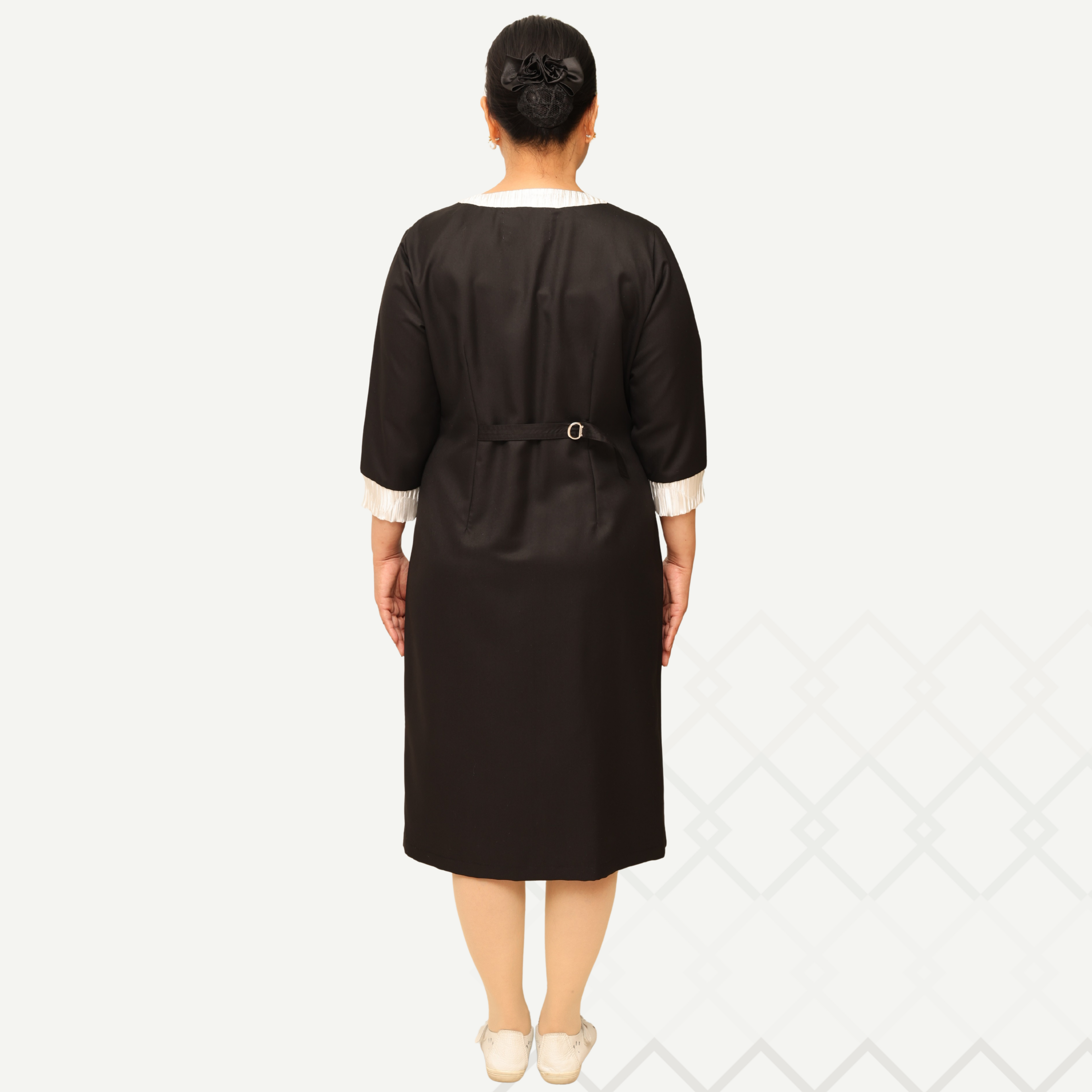 Qamra Black Dress فستان قمرة